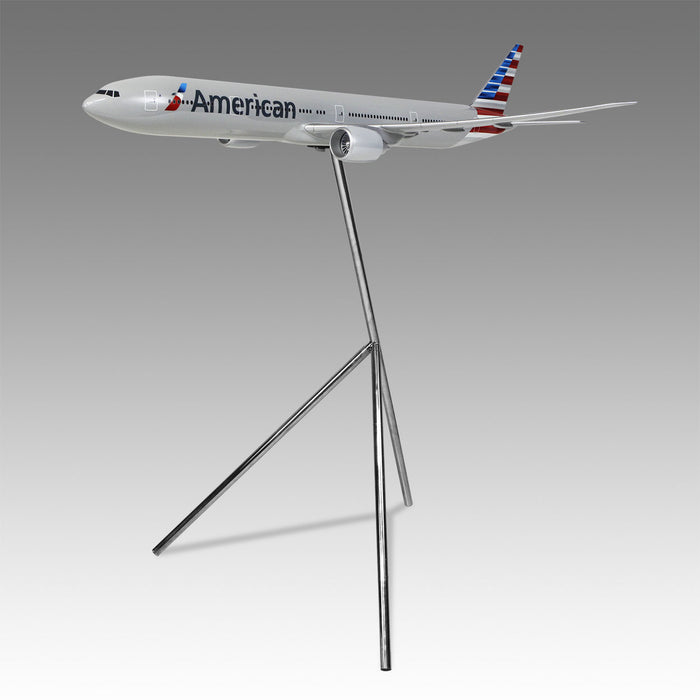 American Airlines 777-300ER Exhibit Model in 1/50 Scale