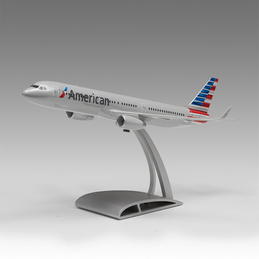 American Airlines A321 Aircraft model in 1/100 scale with Airfoil base