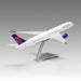 Delta A350 in 1/100 scale with Airfoil Base