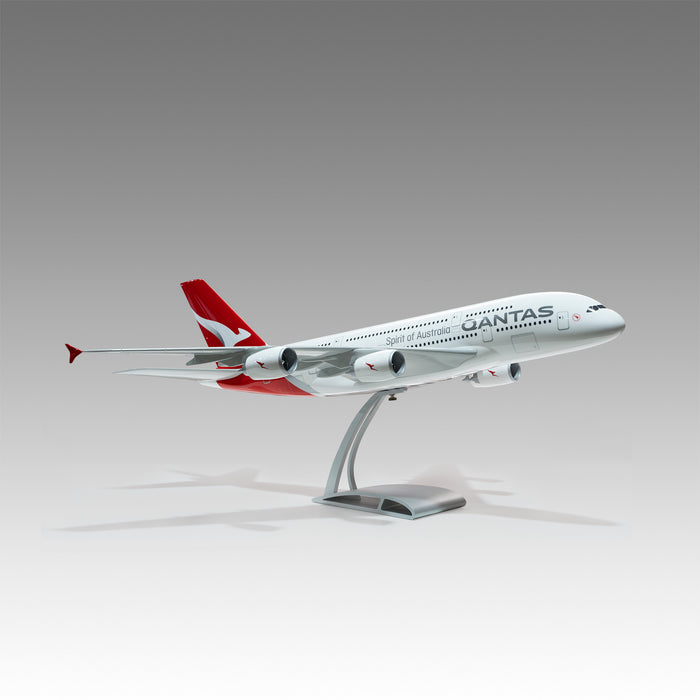 Qantas Airbus A380 Desktop Model in 1/100 Scale