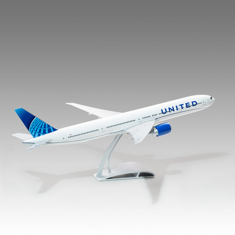 United Airlines 777-300 Desktop Model in 1/100 Scale