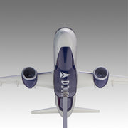 Delta A220 Aircraft Model in 1/72 Scale with Airfoil base