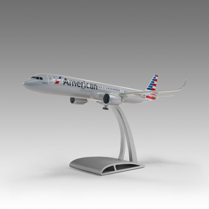 American Airlines A321neo Desktop Model in 1/100 Scale
