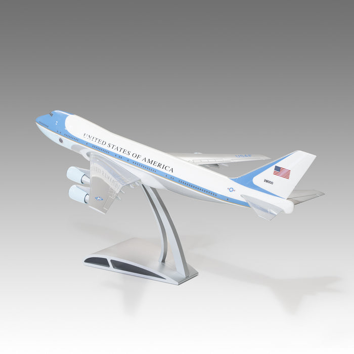 Air Force One Boeing 747 Aircraft Model in 1/144 Scale