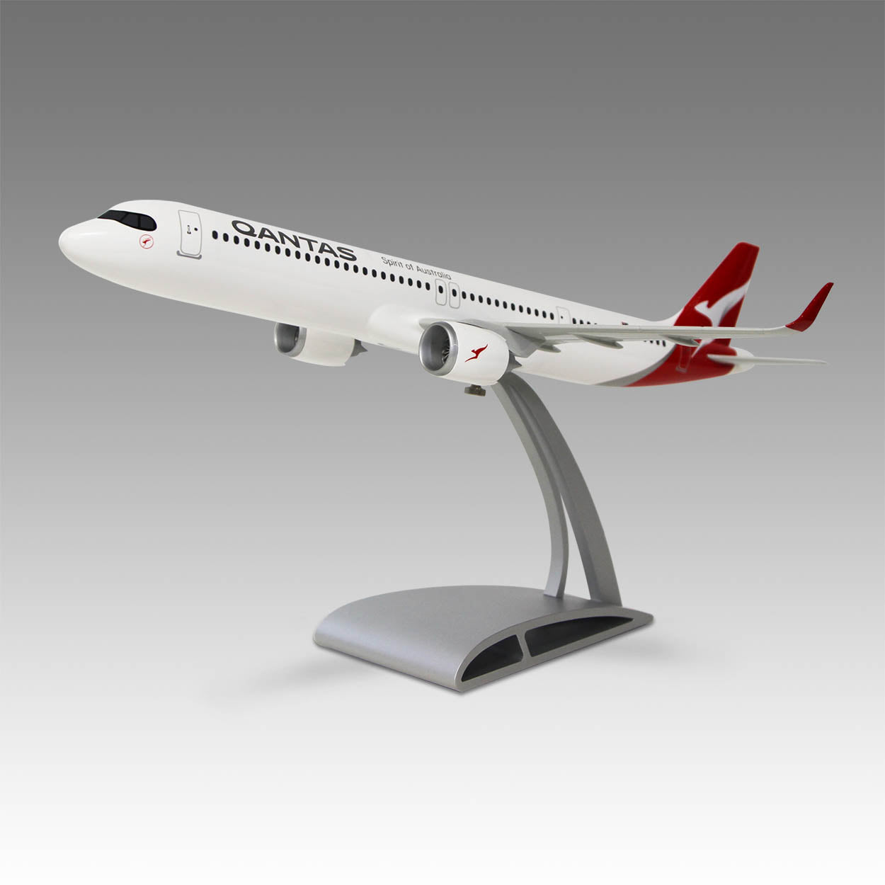 【超レア】 PACMIN カンタス航空A380 1/100デスクトップモデル SKYMARKS QANTAS A380 1/100 WITH WOOD STAND & GEAR NEW LIVERY