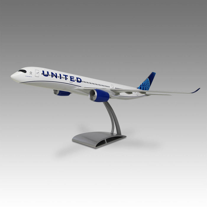 United Airlines A350-900 Desktop Model in 1/100 Scale