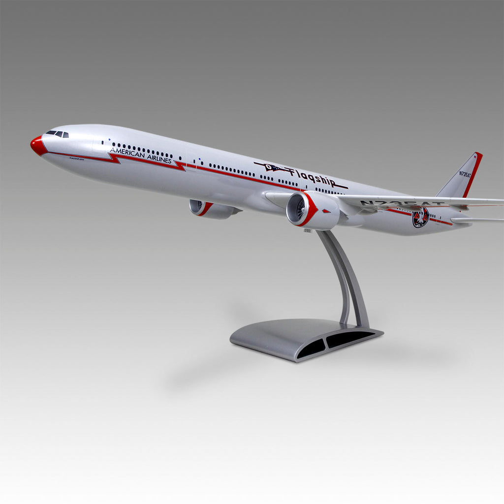 American Airlines 777-300ER Flagship Desktop Model in 1/100 Scale