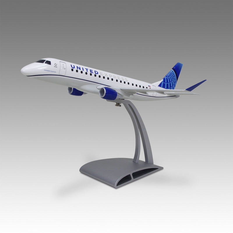 United Express E175 Desktop Model in 1/100 Scale