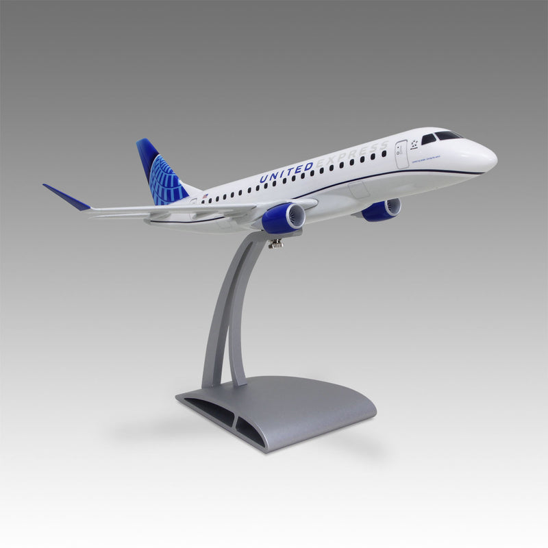 United Express E175 Desktop Model in 1/100 Scale