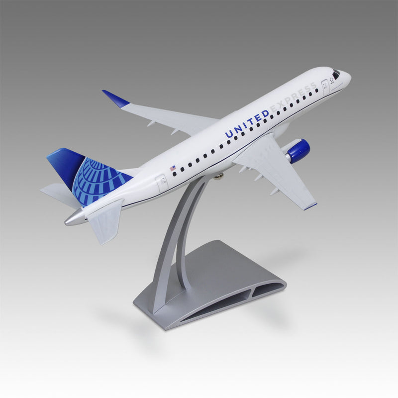 United Express E175 Desktop Model in 1/100 Scale