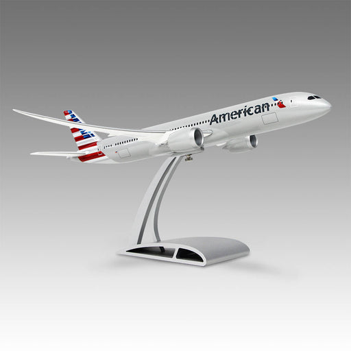 American Airlines 787-9 scale aircraft model on Airfoil™ base by Pacmin Studios showcasing the right side