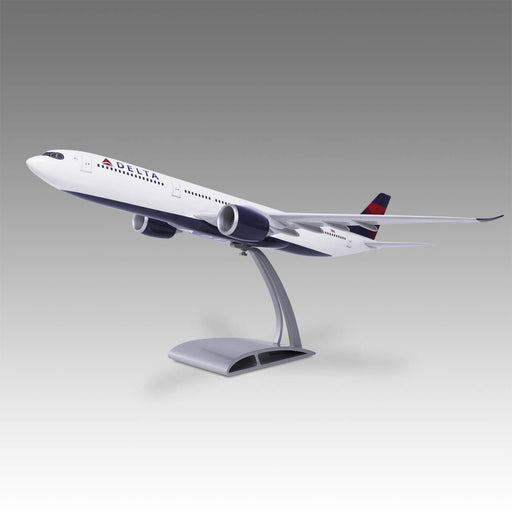 Delta Air Lines A330neo (A330-900) scale aircraft model on Airfoil™ base by Pacmin Studios showcasing the left side