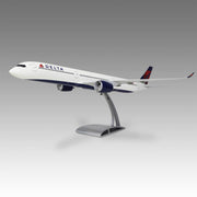 Delta Air Lines A350-1000 scale aircraft model on Airfoil™ base by Pacmin Studios showcasing the left side
