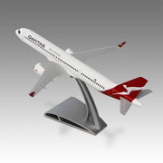 Qantas A321neo scale aircraft model on Airfoil™ base by Pacmin Studios showcasing the top left