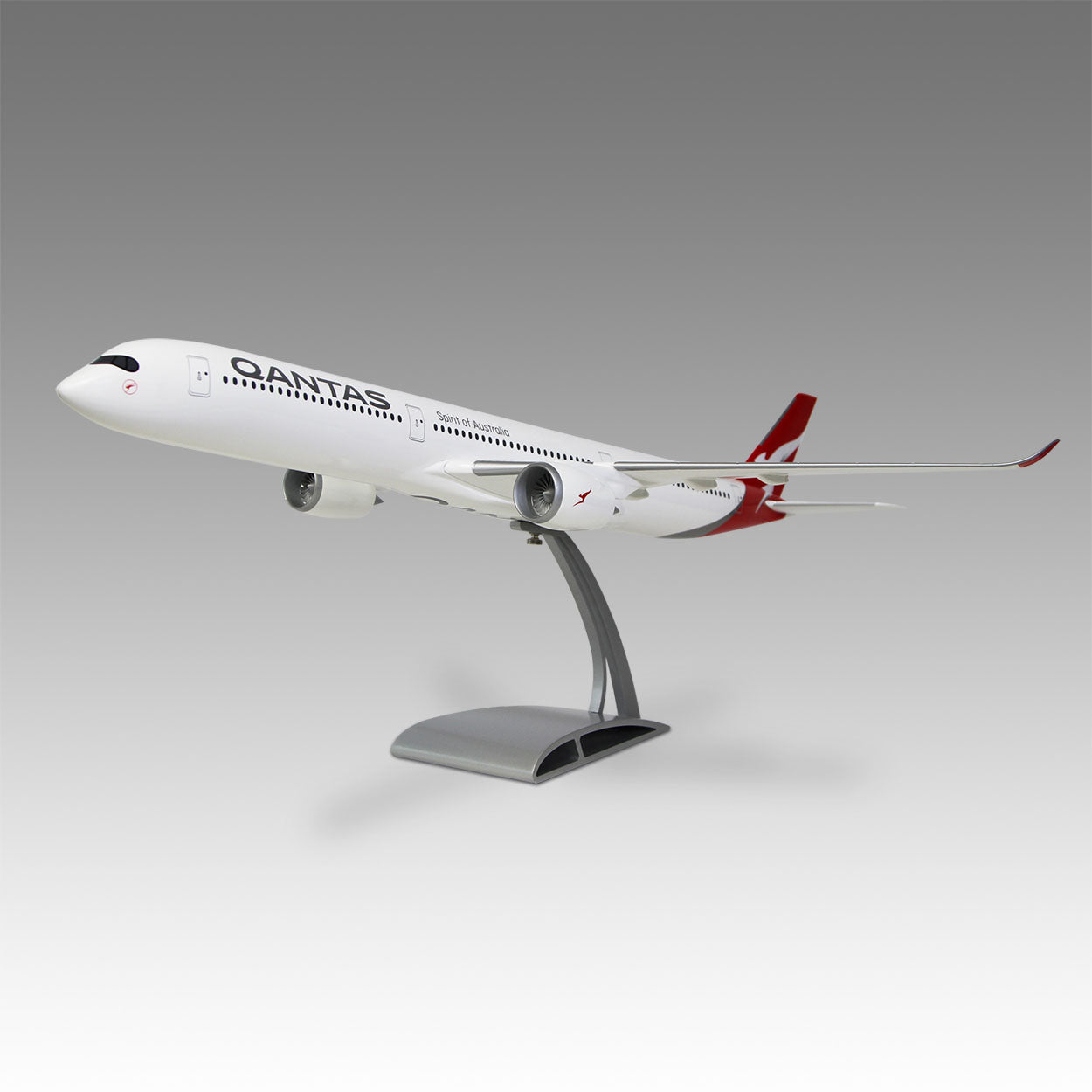 Qantas Airbus A350-1000 Desktop Model in 1/100 Scale — The Model