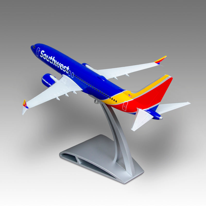 Southwest Airlines 737 MAX 8 Desktop Model in 1/100 Scale