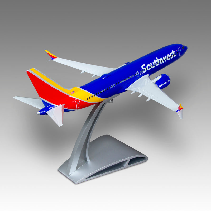 Southwest Airlines 737 MAX 8 Desktop Model in 1/100 Scale