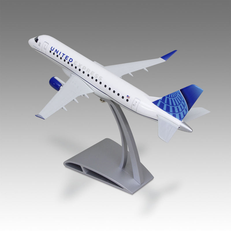 United Express E175 Desktop Model in 1/100 Scale