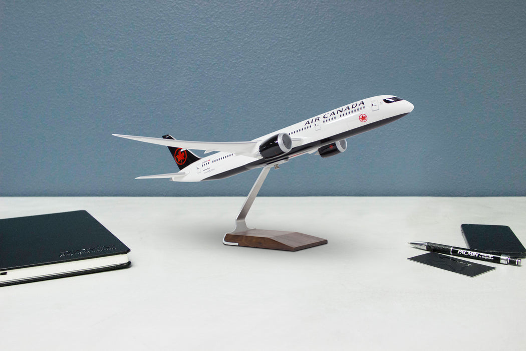 Air Canada Boeing 787-9 Desktop Model 1/100 Scale on desktop