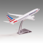American Airlines 737-800W Aircraft Model in 1/100 Scale with Airfoil base