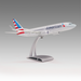 American Airlines 737-800W Aircraft Model in 1/100 Scale with Airfoil base