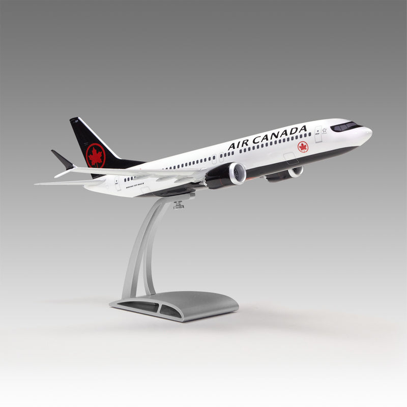 Air Canda 737 MAX 8 Aircraft Model in 1/100 scale with Airfoil base