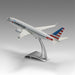American Airlines 737 MAX 8 Aircraft Model 1/100 Scale with Airfoil base