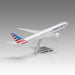 American Airlines 777-300ER Aircraft Model in 1/100 scale with Airfoil base