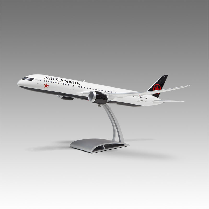 Air Canada 787-9 Aircraft Model 1/100 Scale with Airfoil Base