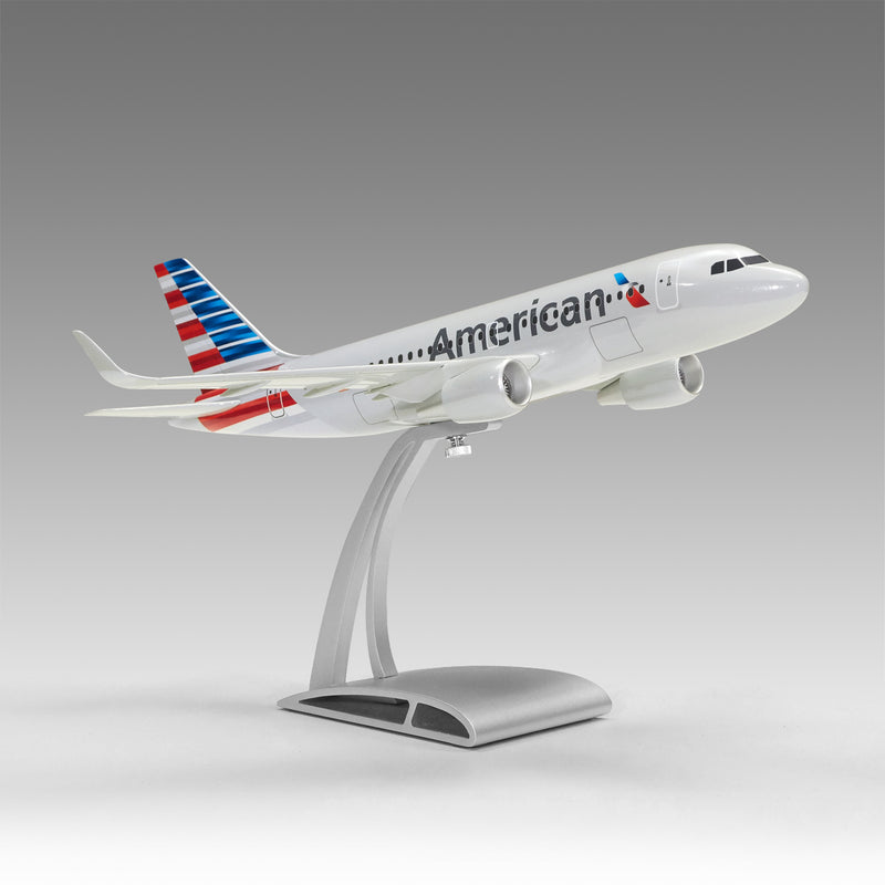 American Airlines A319 Aircraft Model in 1/100 Scale