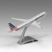 American Airlines A321 Aircraft model in 1/100 scale with Airfoil base