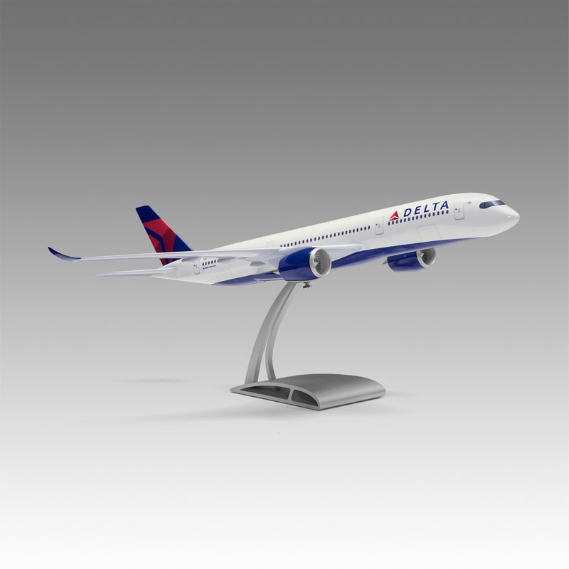 Delta A350 in 1/100 scale with Airfoil Base