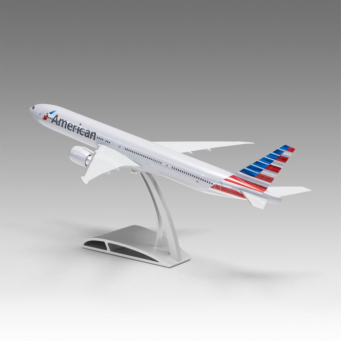 American Airlines 777-300ER in 1/144 scale with Airfoil base