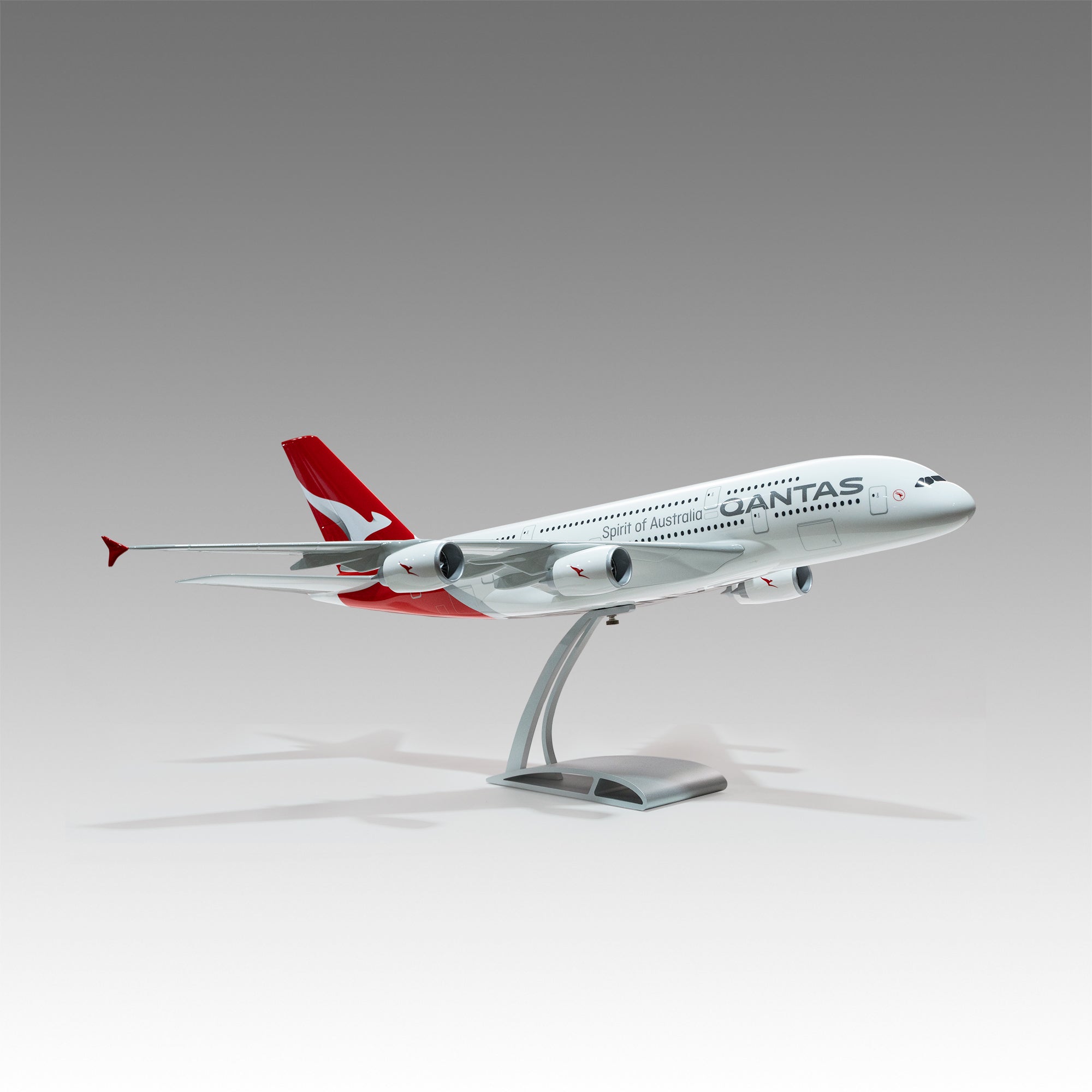 Qantas Airbus A380 Desktop Model in 1/100 Scale — The Model