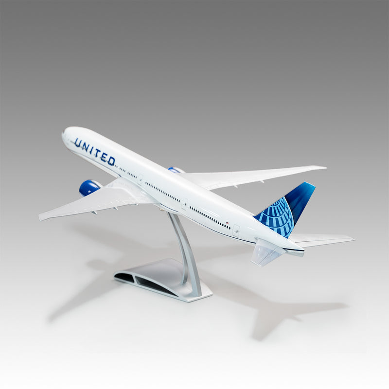United Airlines 777-300 Desktop Model in 1/100 Scale