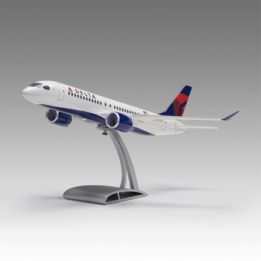 Delta A220 Aircraft Model in 1/72 Scale with Airfoil base