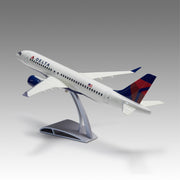 Delta A220 Aircraft Model in 1/72 Scale with Airfoil base