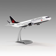 Air Canada 737 MAX 8 scale aircraft model on Airfoil™ base by Pacmin Studios showcasing the right side