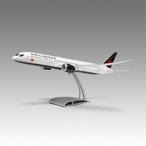 Air Canada 787-9 scale aircraft model on Airfoil™ base by Pacmin Studios showcasing the left side