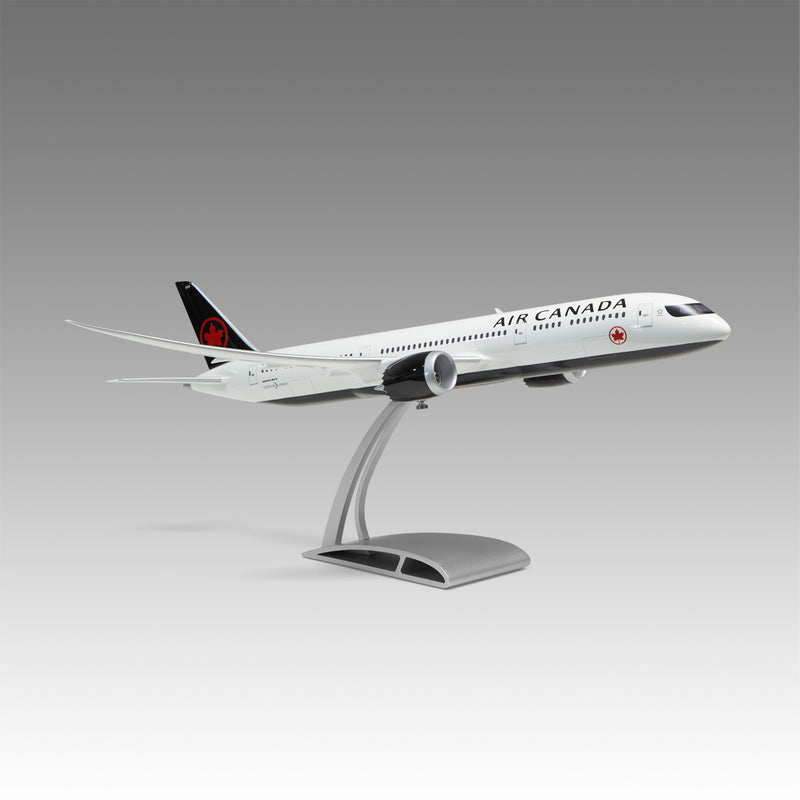 Air Canada 787-9 scale aircraft model on Airfoil™ base by Pacmin Studios showcasing the right side