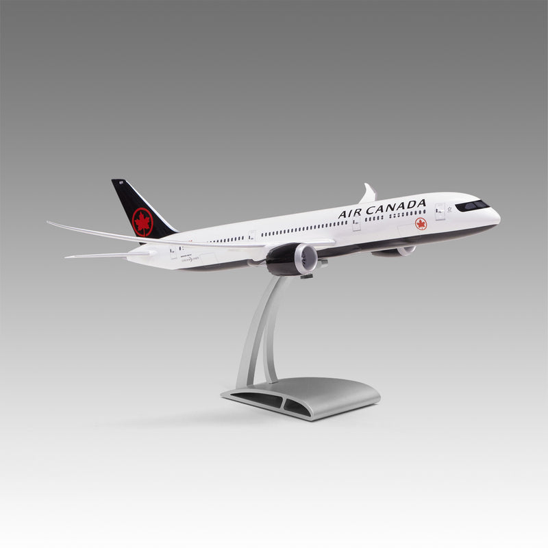 Air Canada 787-9 scale aircraft model on Airfoil™ base by Pacmin Studios showcasing the right side