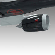 Air Canada 787-9 large scale aircraft exhibit model on tripod base by Pacmin Studios showcasing a closeup of the engine