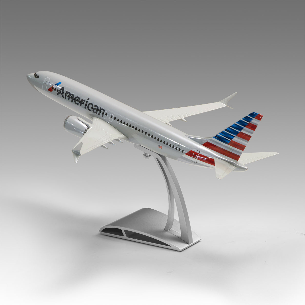 American Airlines 737 MAX 8 Aircraft Model in 1/100 Scale — The
