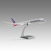 American Airlines 787-9 scale aircraft model on Airfoil™ base by Pacmin Studios showcasing the right side