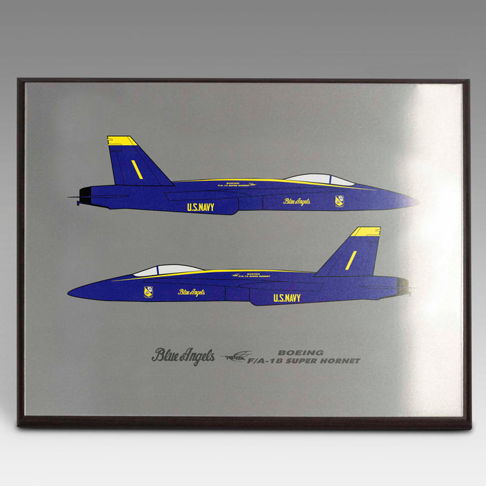Military Aircraft Plaque
