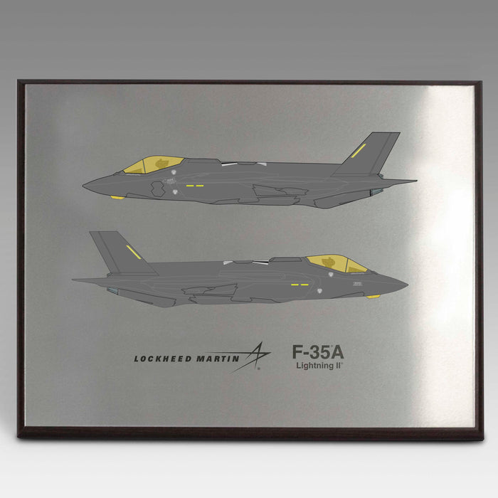 Military Aircraft Plaque