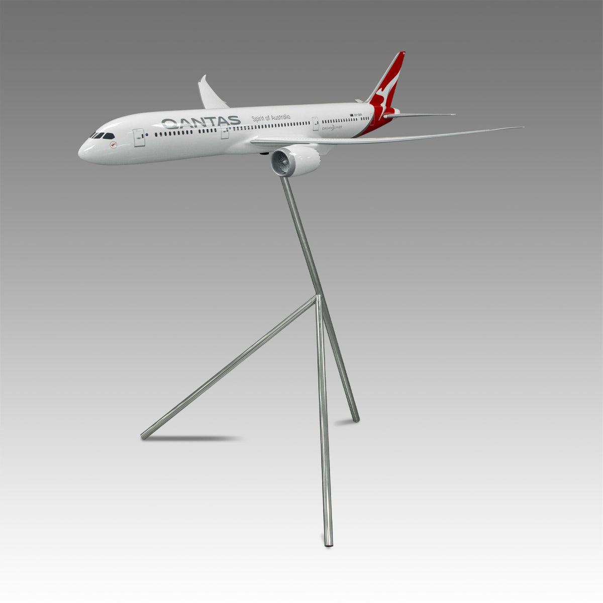Qantas Airways 787-9 Exhibit Model in 1/50 Scale — The Model Shop