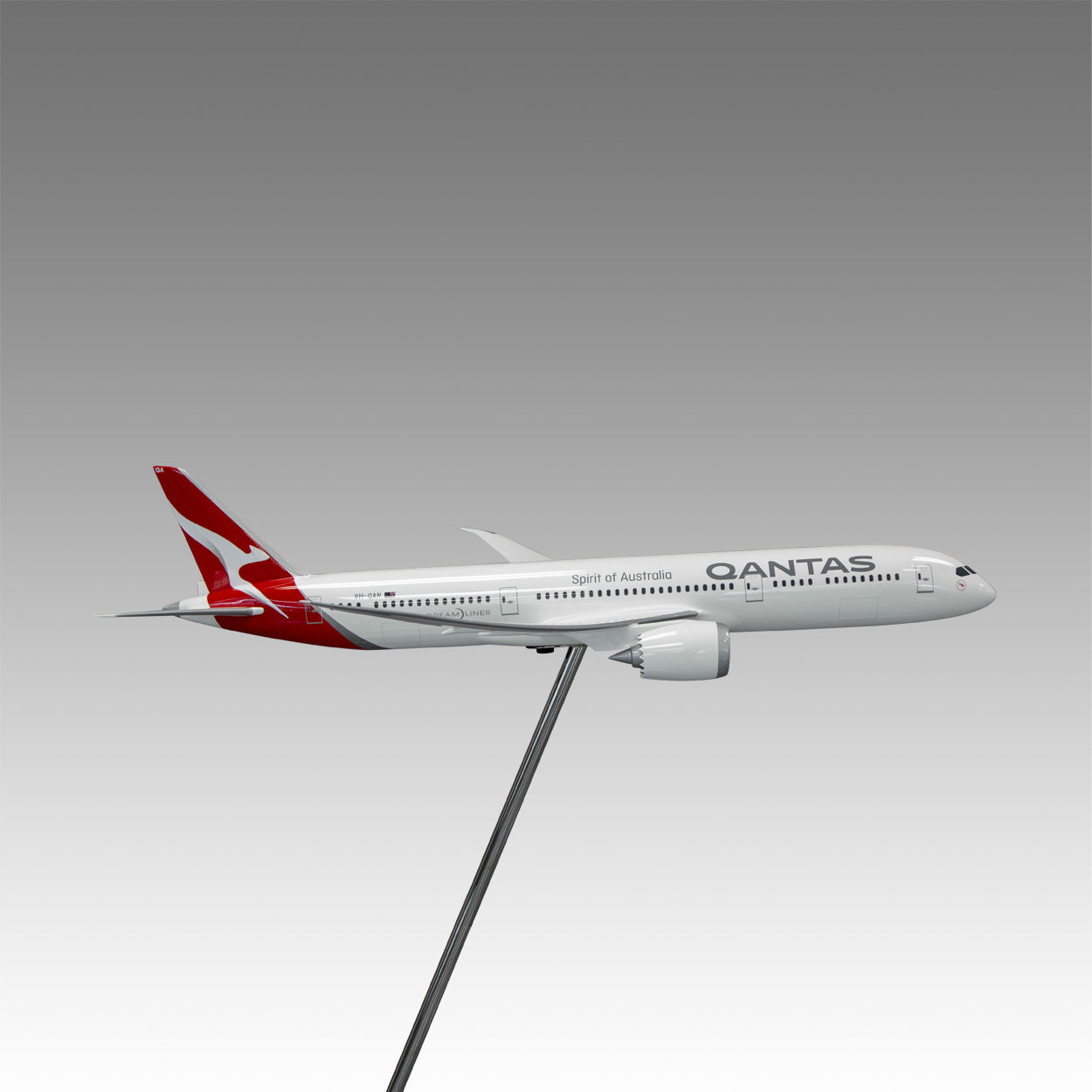 Qantas Airways 787-9 Exhibit Model in 1/50 Scale — The Model Shop