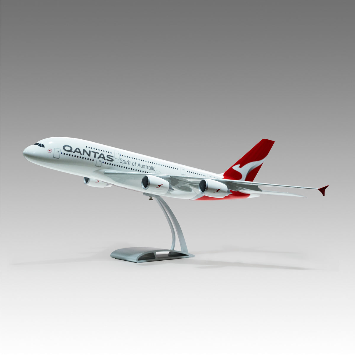 Qantas Airbus A380 Desktop Model in 1/100 Scale — The Model Shop
