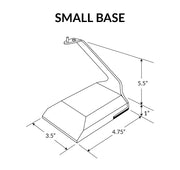 Small Wood Base Dimensions